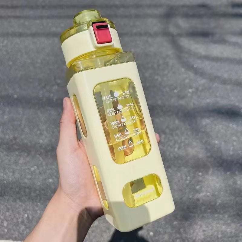 700Ml/900Ml Sports Water Bottle Portable Sippy Cup Suitable for Outdoor Sports Cycling and Carrying Juice Milk Drinkware