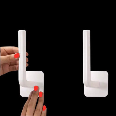 hanging utensil holder No Hole Multifunctional Hooks Lazy Rag Hangers