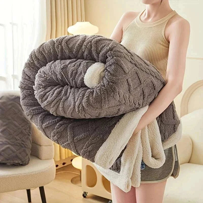 Calming and Sleep Aid Weighted Blanket 3KG Sherpa (All-Season Comfort)
