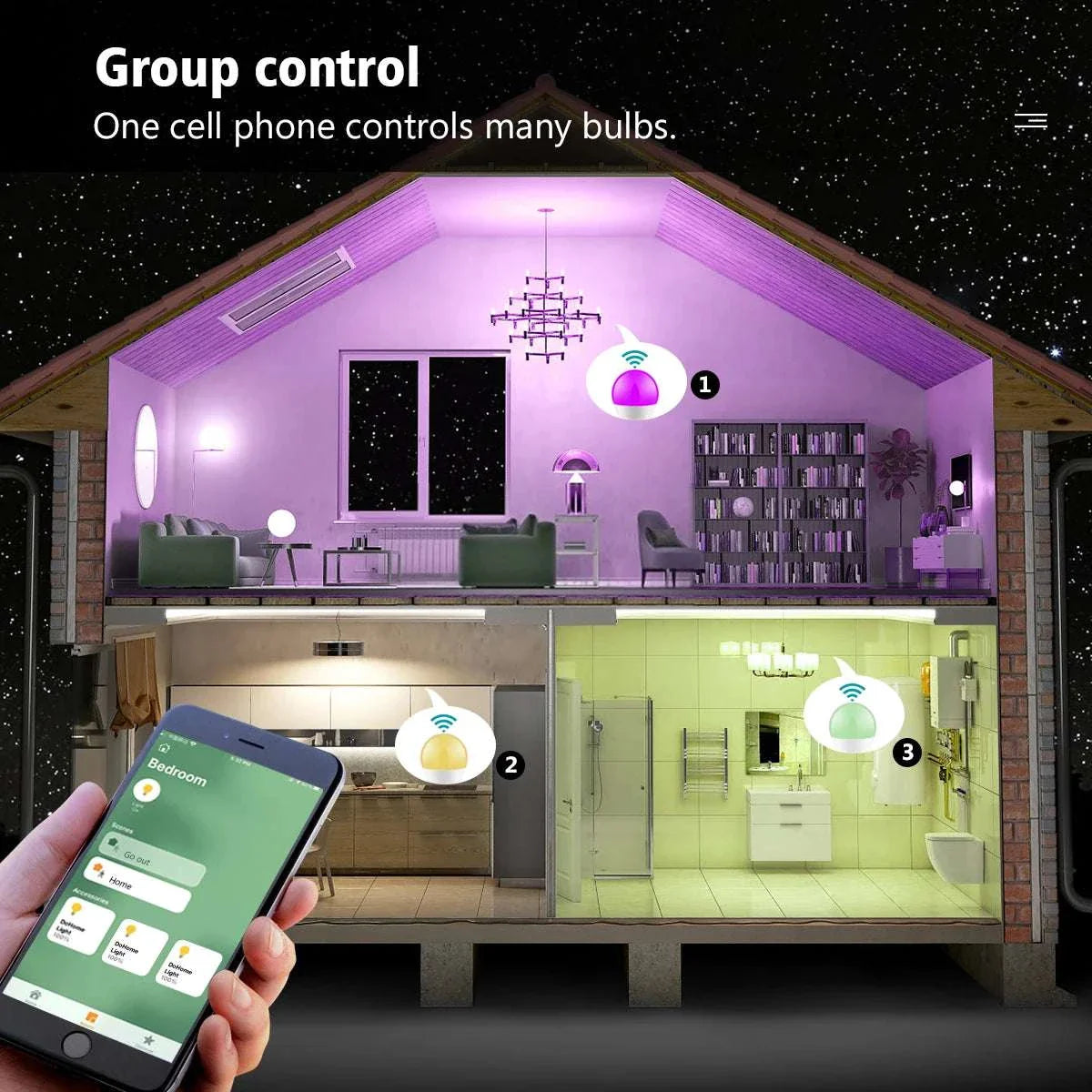 Genuine MFI Certified Homekit Wifi Smart LED Light Bulb GU10 E14 E27 RGB Lamp Siri Voice Control Apple Homekit Alexa Google Home