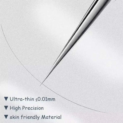 11Pcs Acne Needle Blackhead Clip Remover Extraction Pore Black Head Clean Face Skin Care Cleansing Needle Blemish Removal Tool