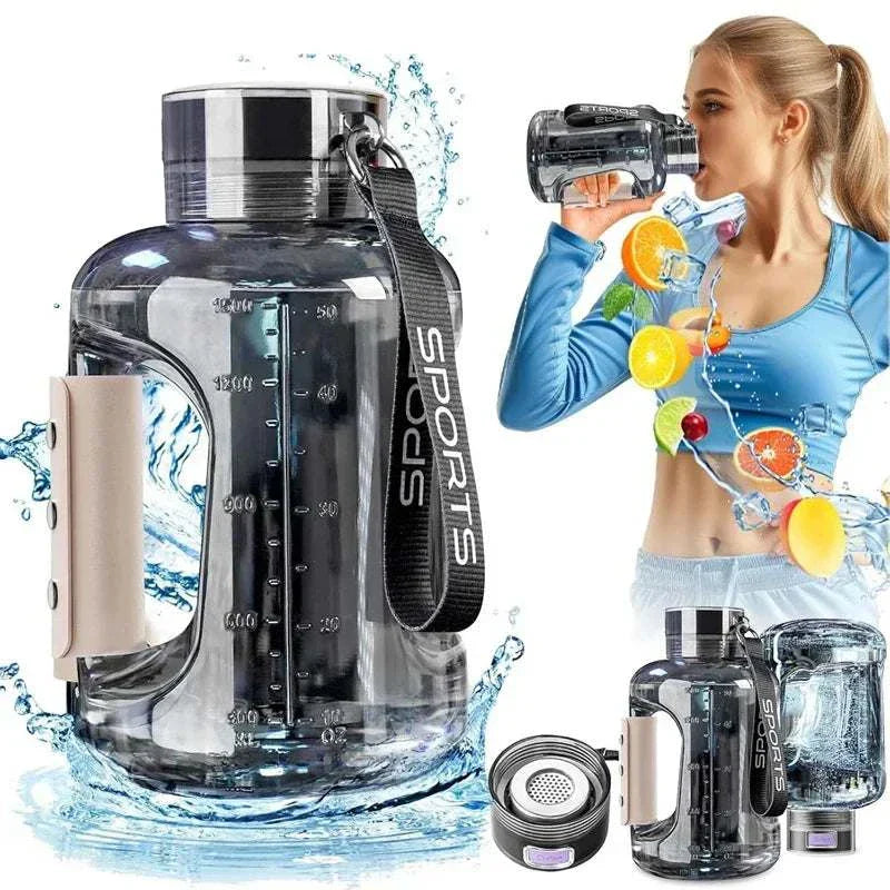 Hydrogen Water Bottle Portable Sports Bottle with Hydrogen Generator..