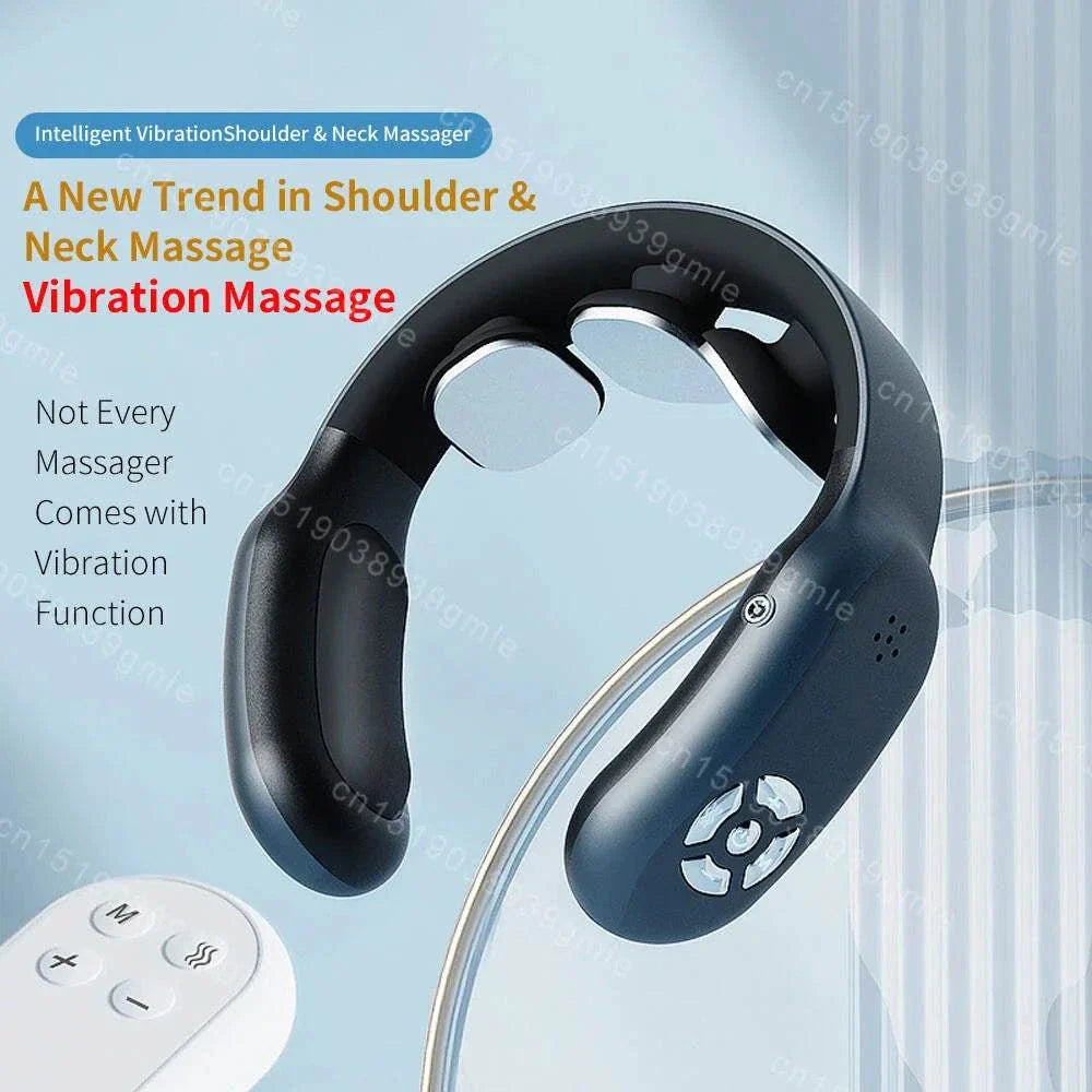 ELEVORA Neck Shoulder Massager Finger Pressure Heated Back Massagers Electric Kneading Muscles Massage Pillow Neck Waist Leg Body