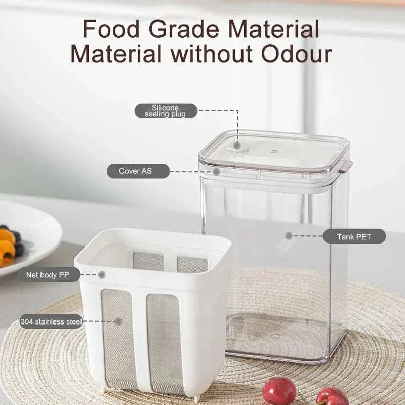 Greek Yogurt Maker Yogurt Filter Stainless Steel Strainer Whey Separation Tools Cheese Moisture Seperator Kitchen Accessories