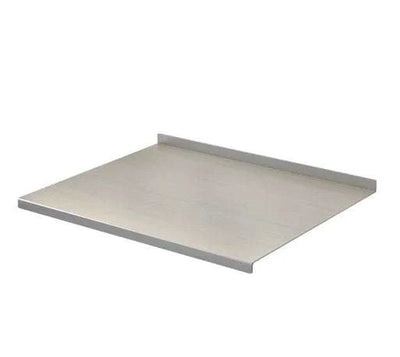 Stainless steel kitchen chopping board with large, non-slip, easy-to-clean surface for versatile food prep