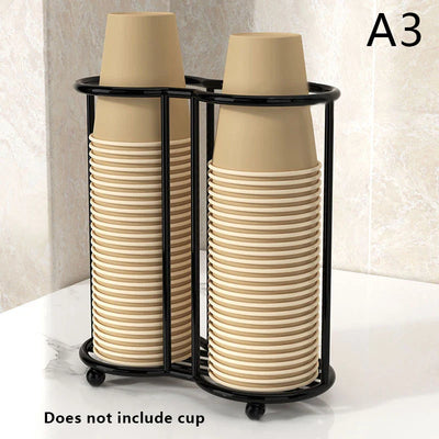 Disposables Cups Picker Kitchen Paper Cup Holder Multifunctional Desktop Cup Storage Rack Household Coffee Cup Holder for Home