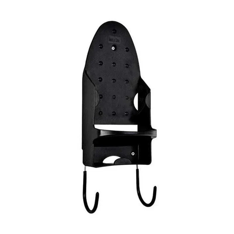 Portable Iron Holder Hotel Household Ironing Board Hanger Black White Wall Mount Iron Storage Rack Home Storage Supplies