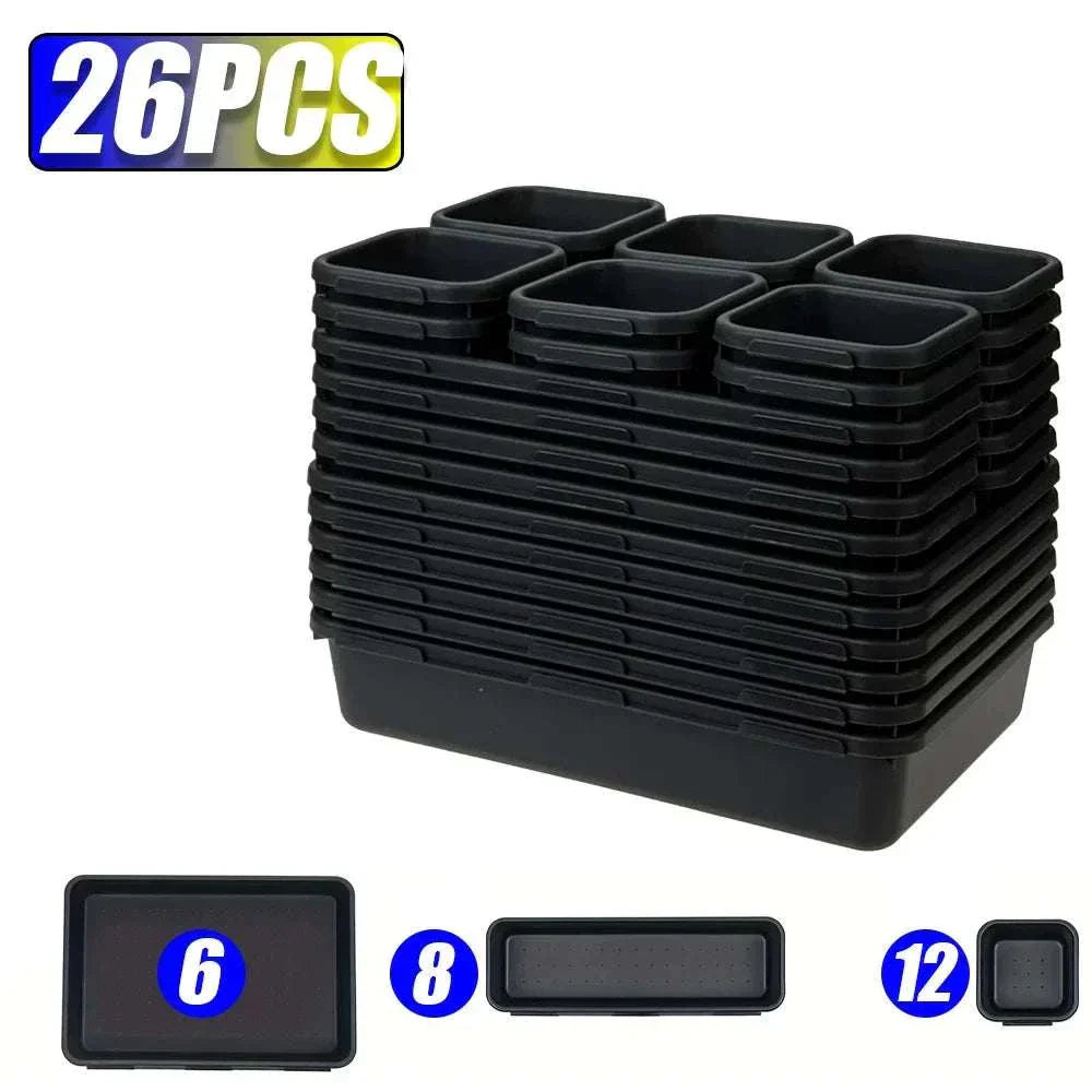 Drawers Organization -8/26/47Pcs Tool Tray Organizer Set for Workbench