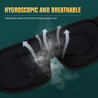 3D Sleeping Mask Block Out Light Sleep Mask for Eyes Sleepmaker Eyeshade Blindfold Sleeping Face Mask Eye Patch Breathable