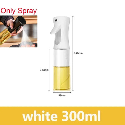 200/300Ml Oil Spray Bottle Camping BBQ Cooking Kitchen Baking Olive Oil Soy Sauce Dispenser Vinegar Air Fryer Sprayer Gadgets