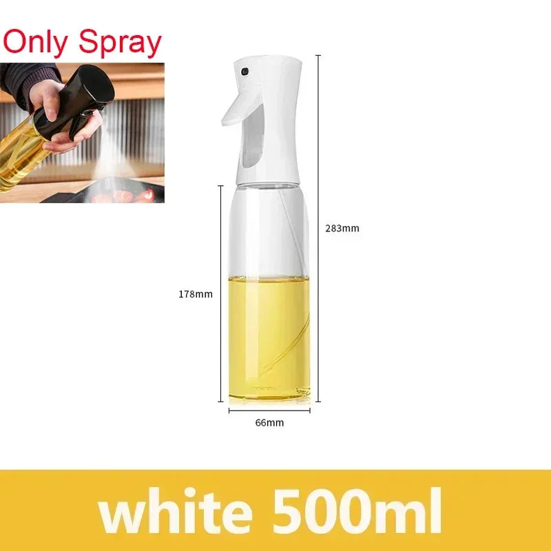 200/300Ml Oil Spray Bottle Camping BBQ Cooking Kitchen Baking Olive Oil Soy Sauce Dispenser Vinegar Air Fryer Sprayer Gadgets