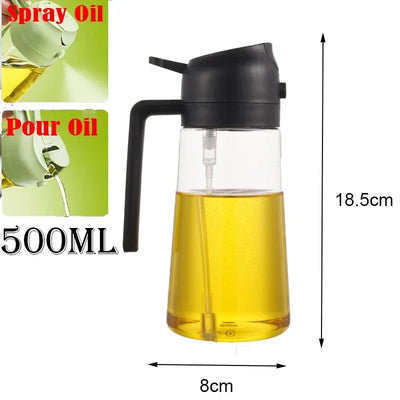 200/300Ml Oil Spray Bottle Camping BBQ Cooking Kitchen Baking Olive Oil Soy Sauce Dispenser Vinegar Air Fryer Sprayer Gadgets