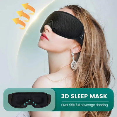 3D Sleeping Mask Block Out Light Sleep Mask for Eyes Sleepmaker Eyeshade Blindfold Sleeping Face Mask Eye Patch Breathable