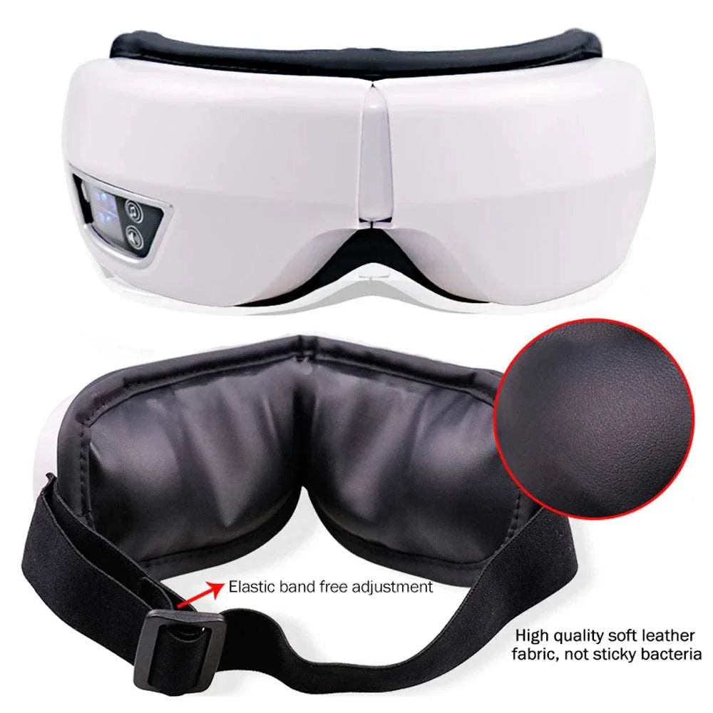 Smart Portable Vibration Eye Massager Airbag Compress Eye Care Tool Bluetooth Music Eye Massage Eye Relax Fatigue Sleepping Mask