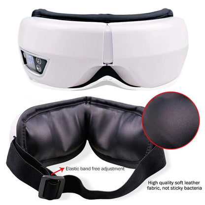 Smart Portable Vibration Eye Massager Airbag Compress Eye Care Tool Bluetooth Music Eye Massage Eye Relax Fatigue Sleepping Mask