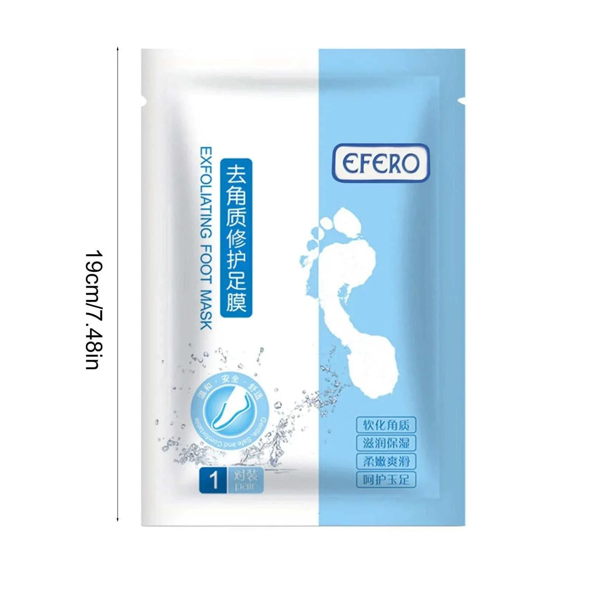 Exfoliating Foot Peel Mask Exfoliating Peel Renewal Foot Mask Soft Remove Dead Skin Pedicure Detox Pads Foot Spa Peel 3Ml