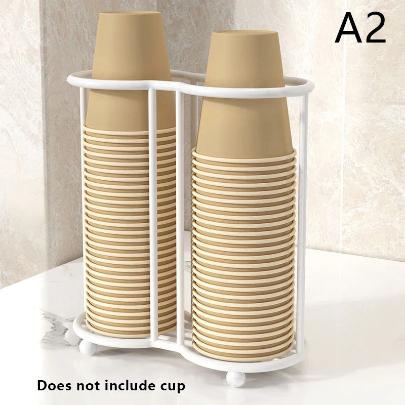 Disposables Cups Picker Kitchen Paper Cup Holder Multifunctional Desktop Cup Storage Rack Household Coffee Cup Holder for Home