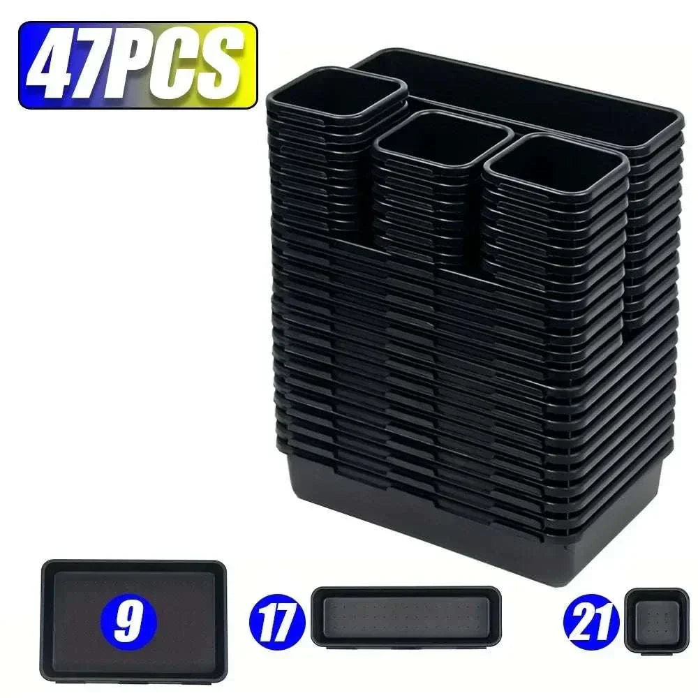 Drawers Organization -8/26/47Pcs Tool Tray Organizer Set for Workbench