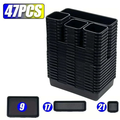 Drawers Organization -8/26/47Pcs Tool Tray Organizer Set for Workbench