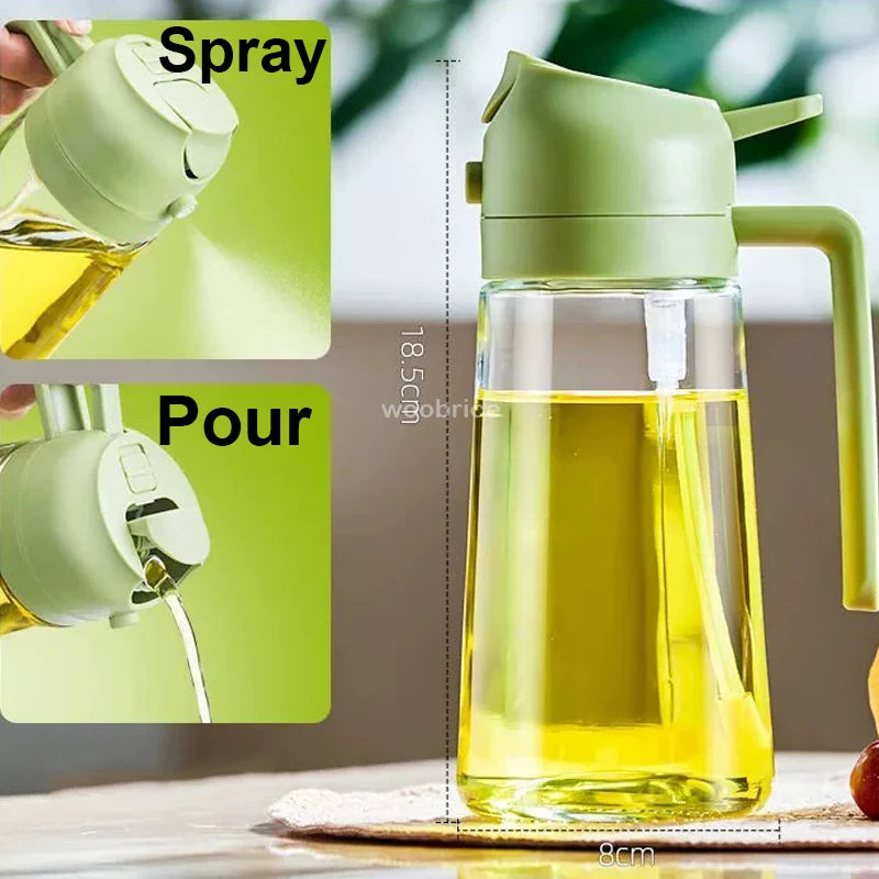 200/300Ml Oil Spray Bottle Camping BBQ Cooking Kitchen Baking Olive Oil Soy Sauce Dispenser Vinegar Air Fryer Sprayer Gadgets