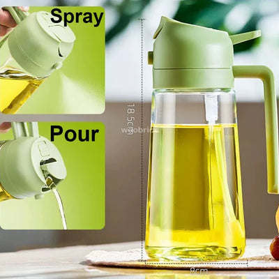 200/300Ml Oil Spray Bottle Camping BBQ Cooking Kitchen Baking Olive Oil Soy Sauce Dispenser Vinegar Air Fryer Sprayer Gadgets