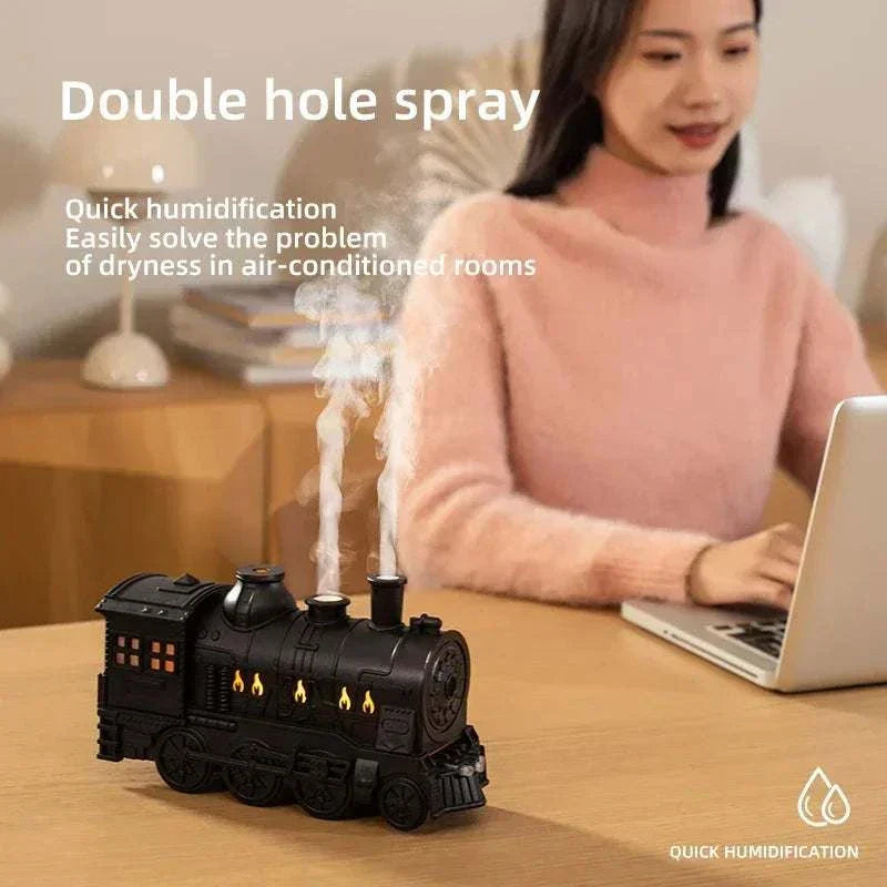Aromatherapy Diffuser Mini Train Essential Oil Ultrasonic Humidifier