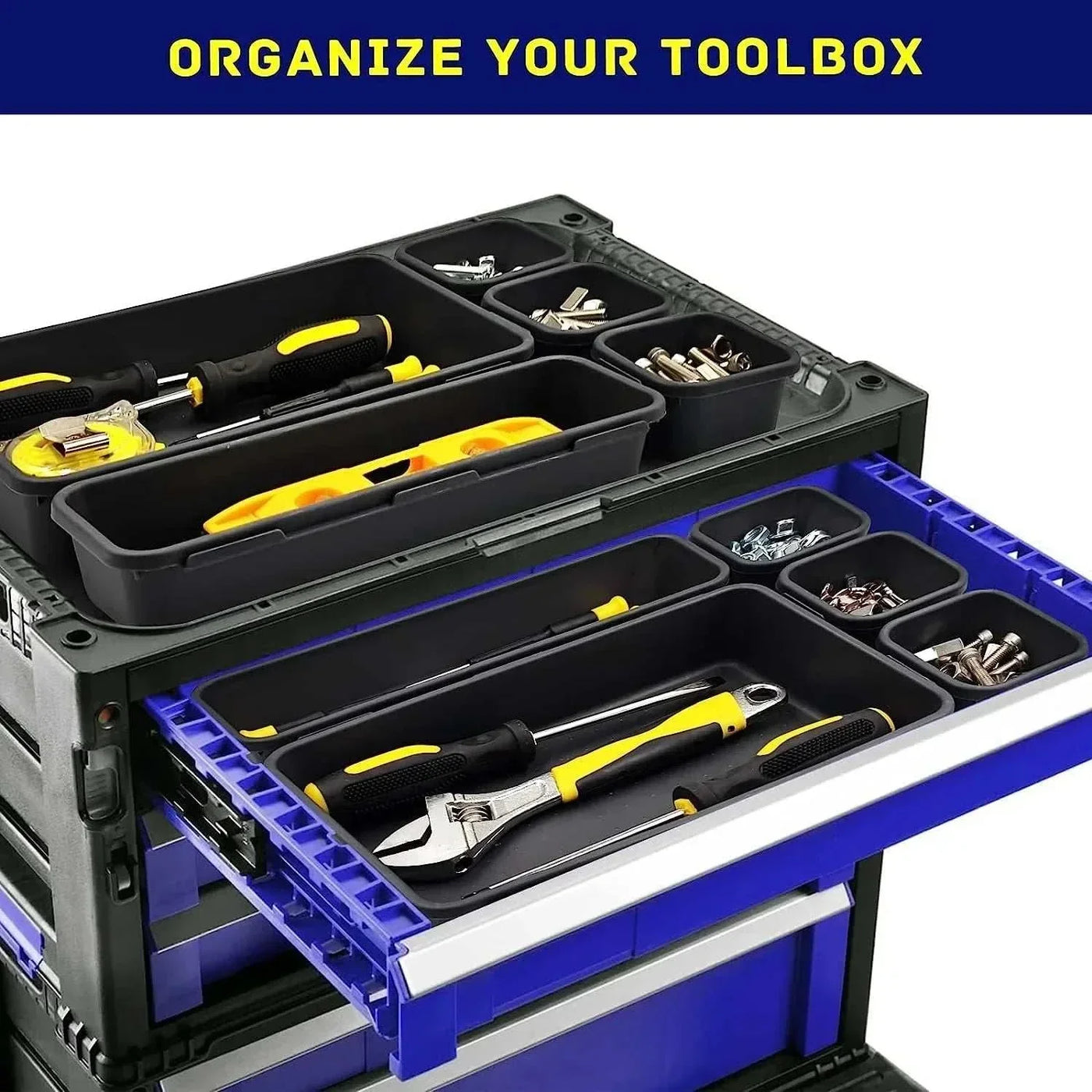 Drawers Organization -8/26/47Pcs Tool Tray Organizer Set for Workbench