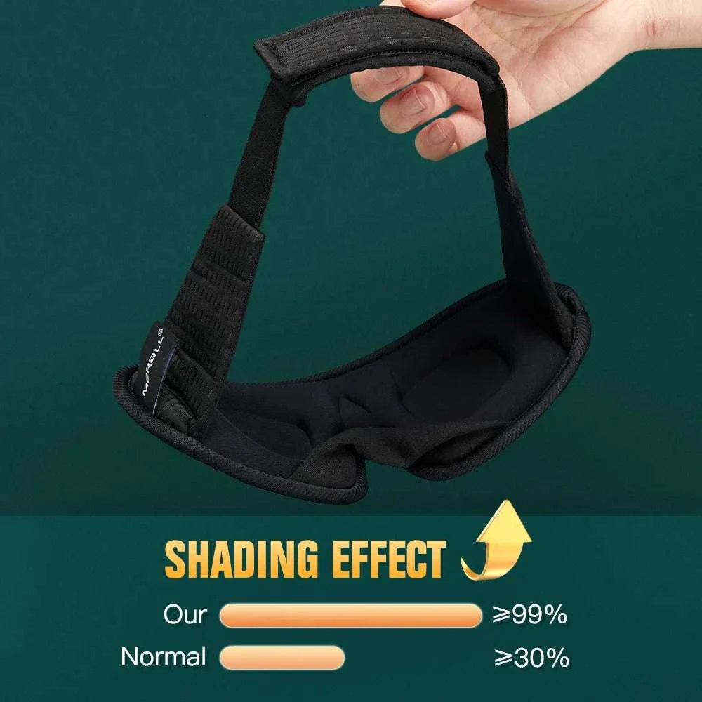 3D Sleeping Mask Block Out Light Sleep Mask for Eyes Sleepmaker Eyeshade Blindfold Sleeping Face Mask Eye Patch Breathable