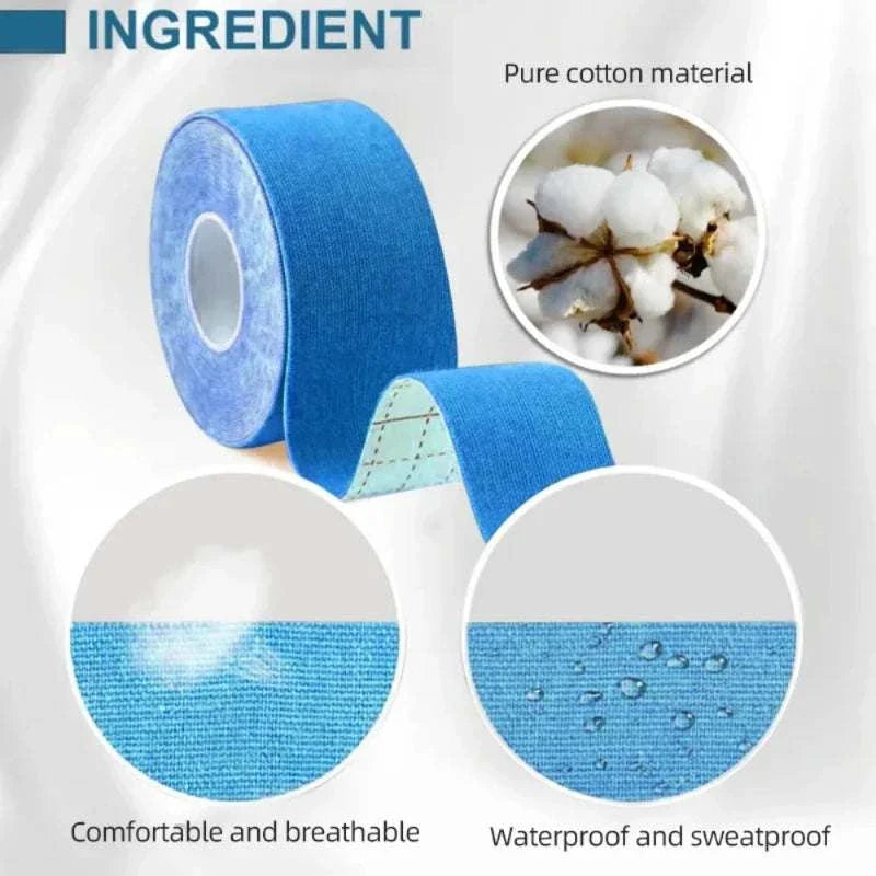 2.5CM X 5M Kinesiology Tape for Face V Line Neck Eyes Lifting Wrinkle Remover Sticker Tape Facial Skin Care Tool Elastic Bandage