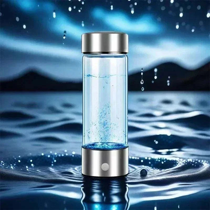 Hydrogen-Rich Water Cup Electric Hydrogen Rich Water Generator Bottle Titanium Quality Filter Portable Antioxidant Lonizer 420Ml