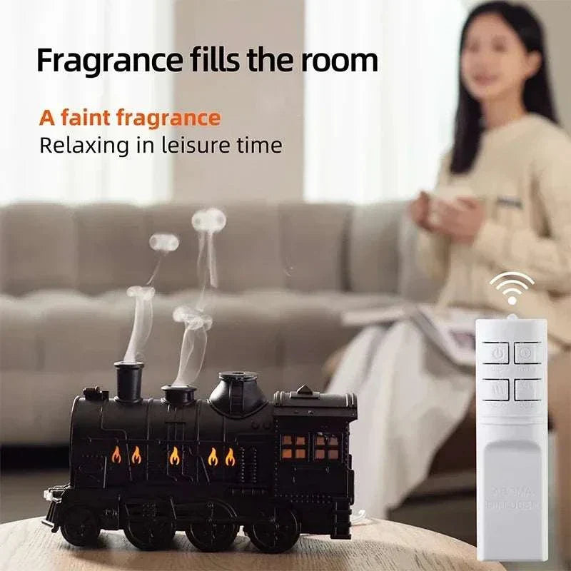 Aromatherapy Diffuser Mini Train Essential Oil Ultrasonic Humidifier