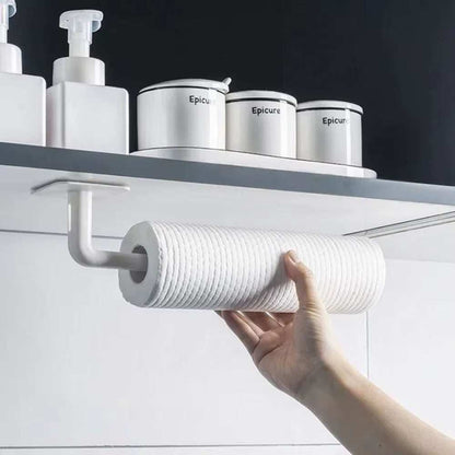 hanging utensil holder No Hole Multifunctional Hooks Lazy Rag Hangers