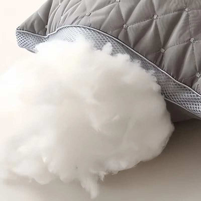 Orthopedic Pillow for Cervical Support & Sleep Aid High Resilience Non-Collapsing Core Student Single Pillow Home/Dorm/Hotel Use