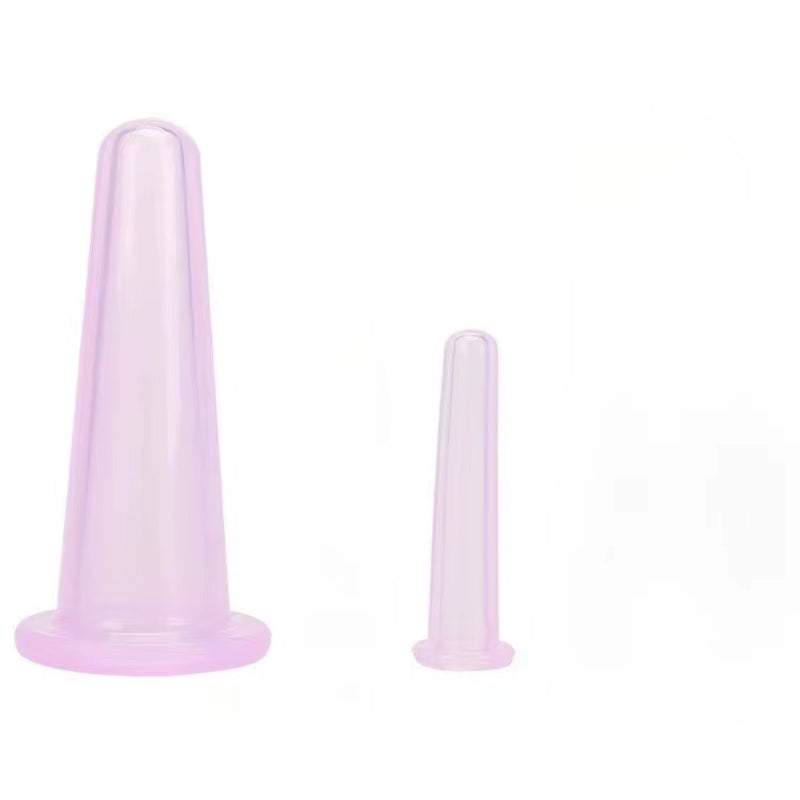 Silicone Vacuum Cupping Massage Jars anti Cellulite Massage Facial Suction Cups Face Neck Lift Skin Scraping Guasha anti Wrinkle