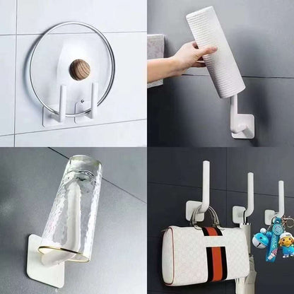 hanging utensil holder No Hole Multifunctional Hooks Lazy Rag Hangers